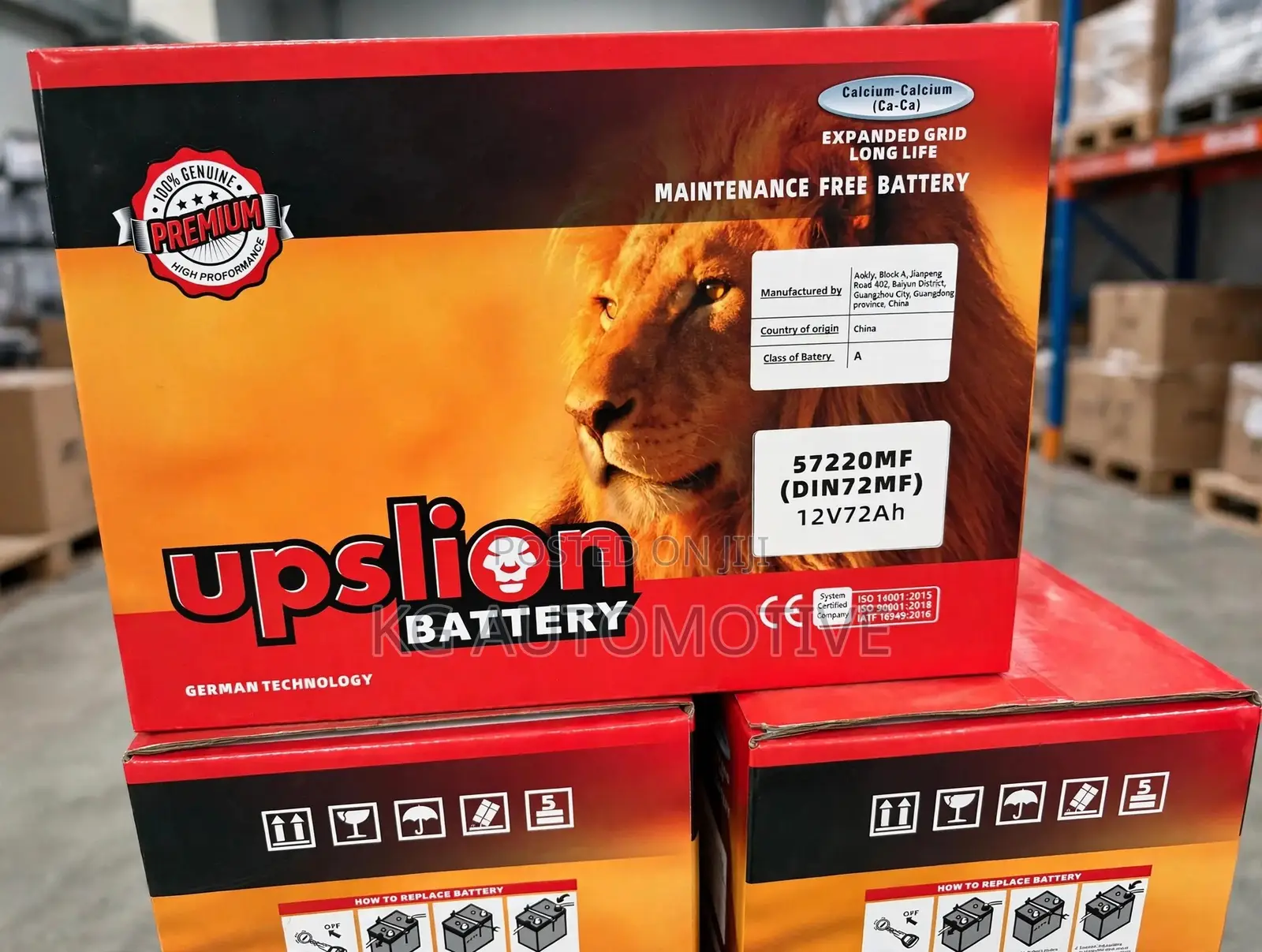72ah 15plate Battery