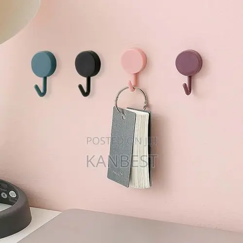 Heavy Duty Self Adhesive Hooks Transparent Waterproof Sticky Hooks