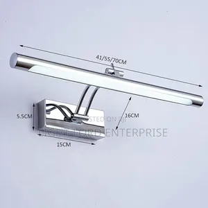 Silver Body Mirror Light