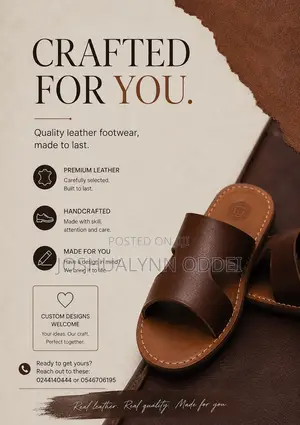 Beautiful Light Brown Cross Sandals for Men .