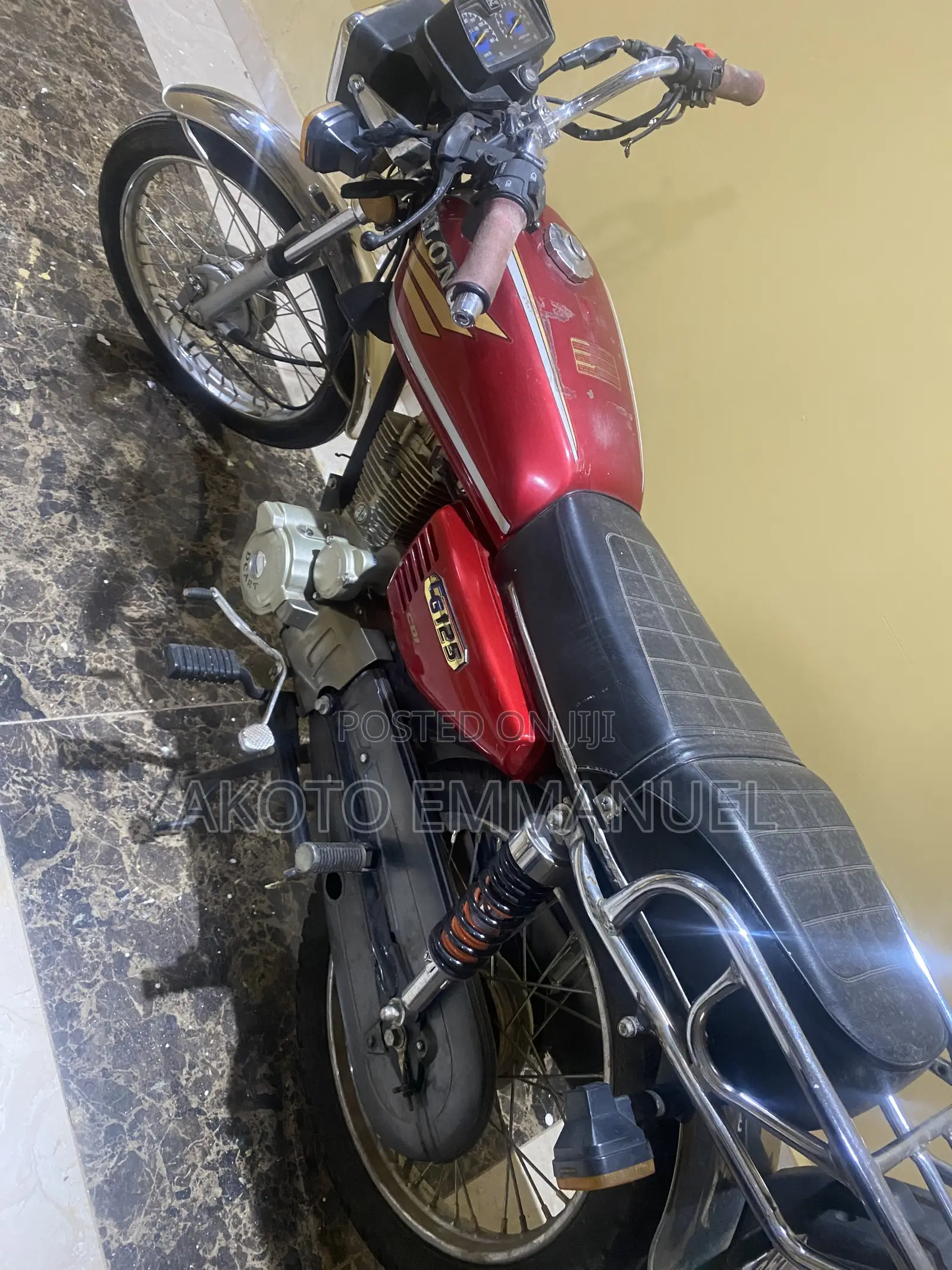 Haojue HJ125-8K 2025 Red