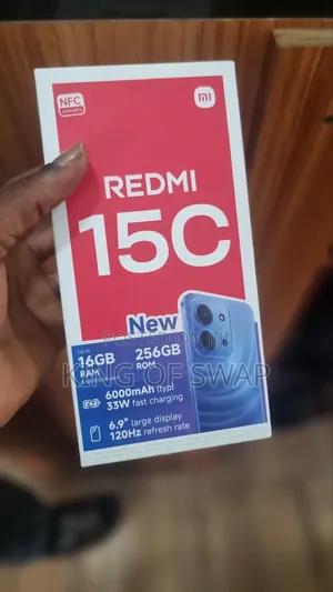 New Xiaomi Redmi 15C 4G 256 GB Black