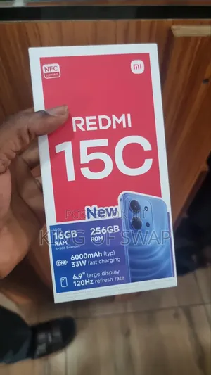New Xiaomi Redmi 15C 4G 256 GB Black