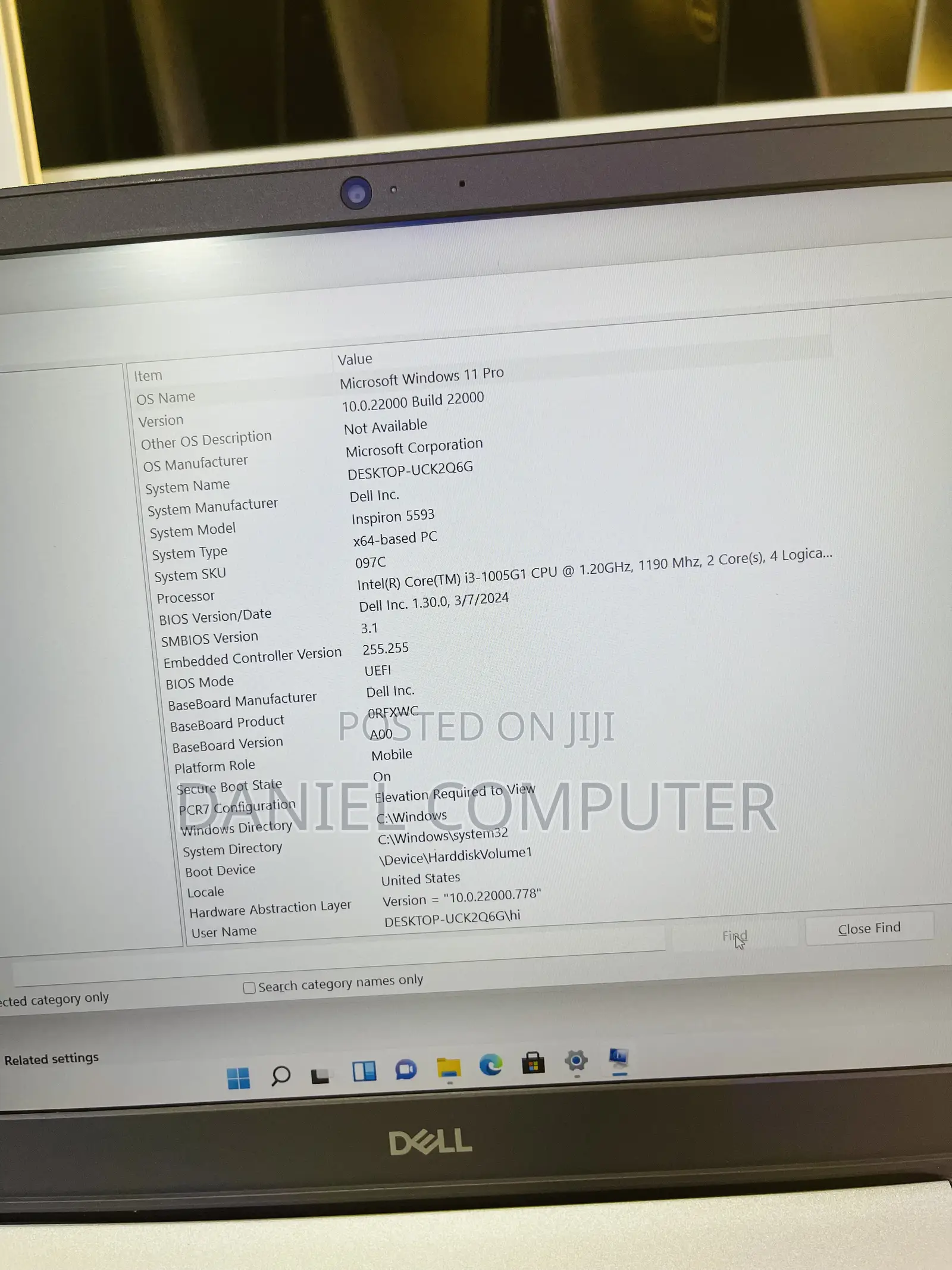 Laptop Dell Inspiron 5559 8GB Intel Core i3 SSD 256GB