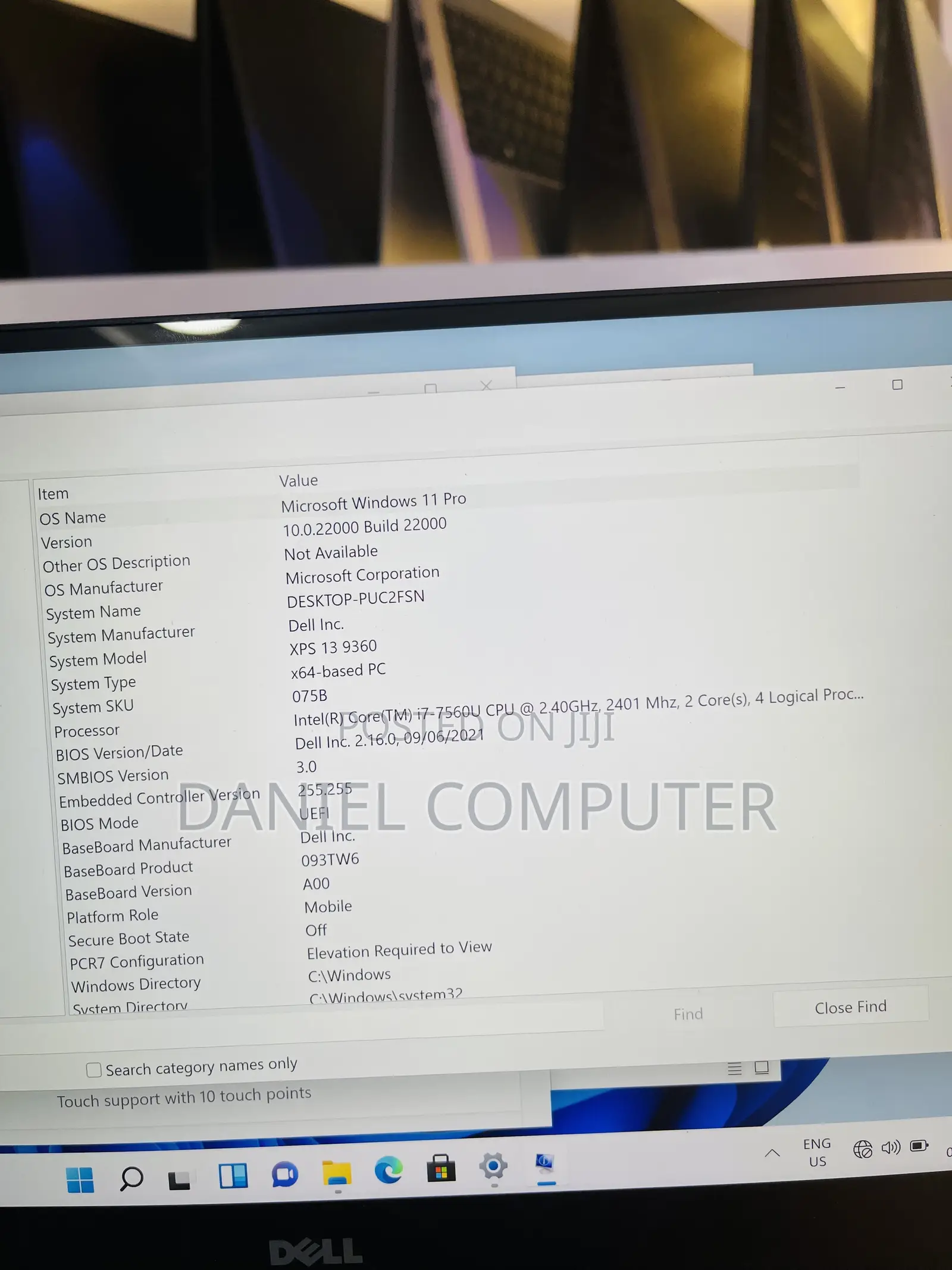 Laptop Dell XPS 13 8GB Intel Core i7 SSD 256GB