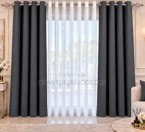 The Perfect Curtains Blackout Curtains Voile Combination