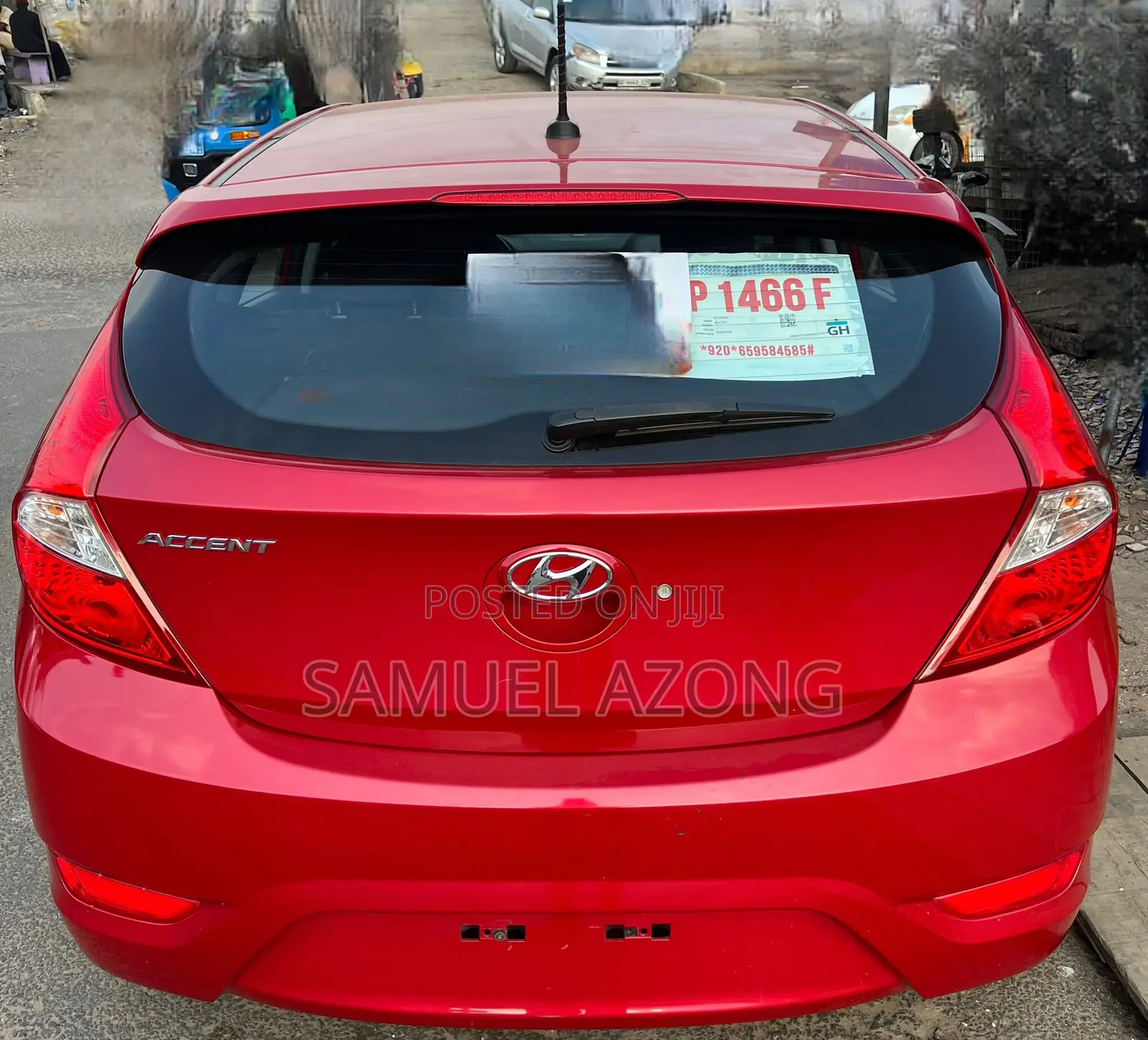 Hyundai Accent GS 4dr Hatchback (1.6L 4cyl 6A) 2014 Red