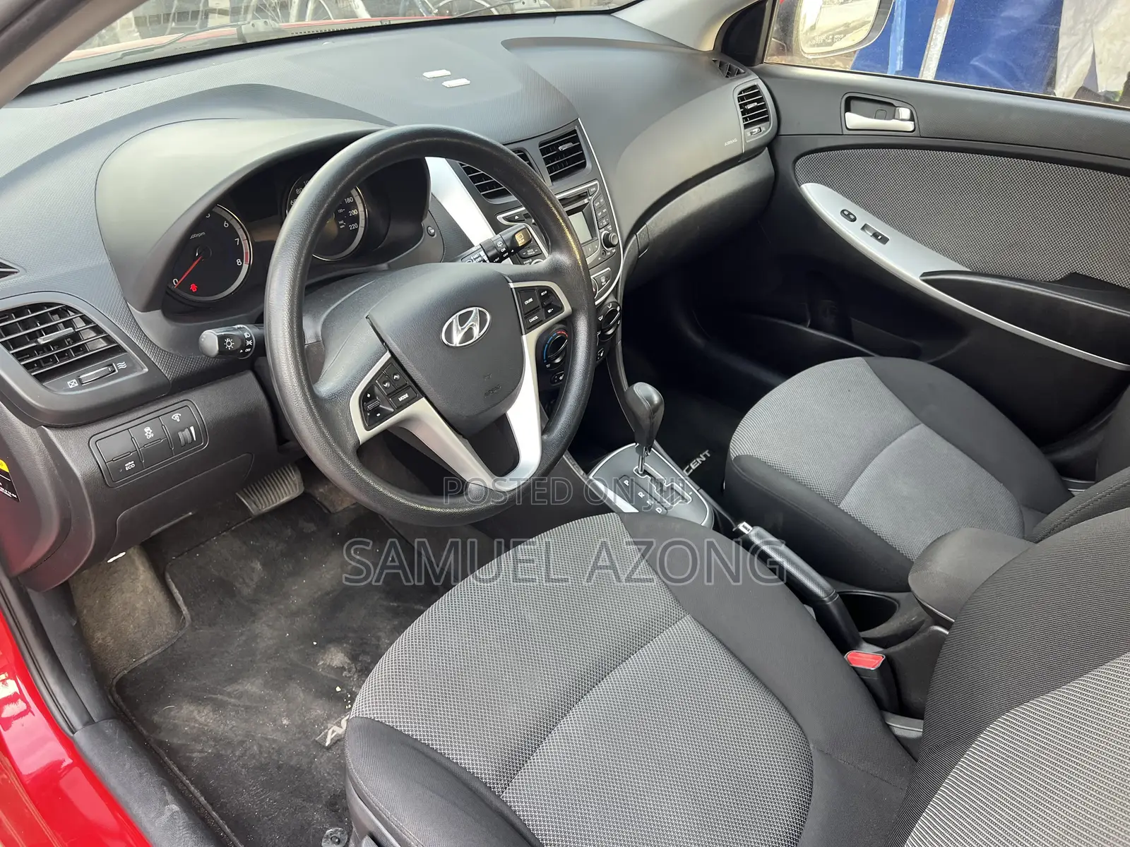 Hyundai Accent GS 4dr Hatchback (1.6L 4cyl 6A) 2014 Red