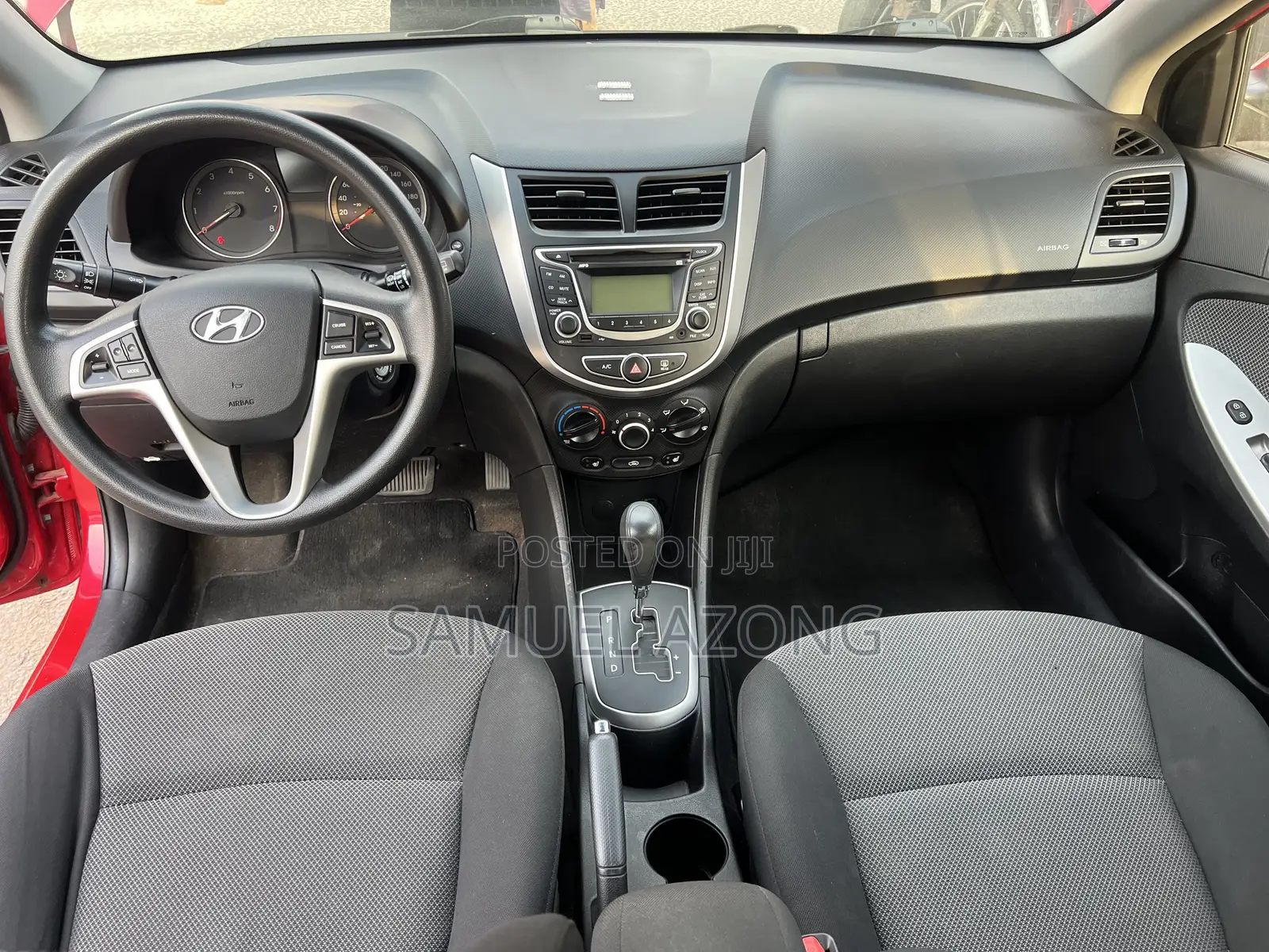 Hyundai Accent GS 4dr Hatchback (1.6L 4cyl 6A) 2014 Red
