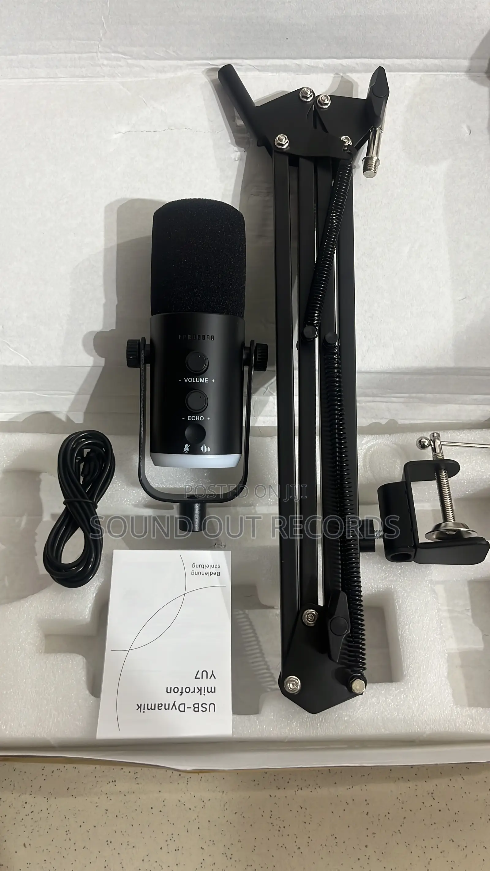 RGB Type C USB Podcast Microphone