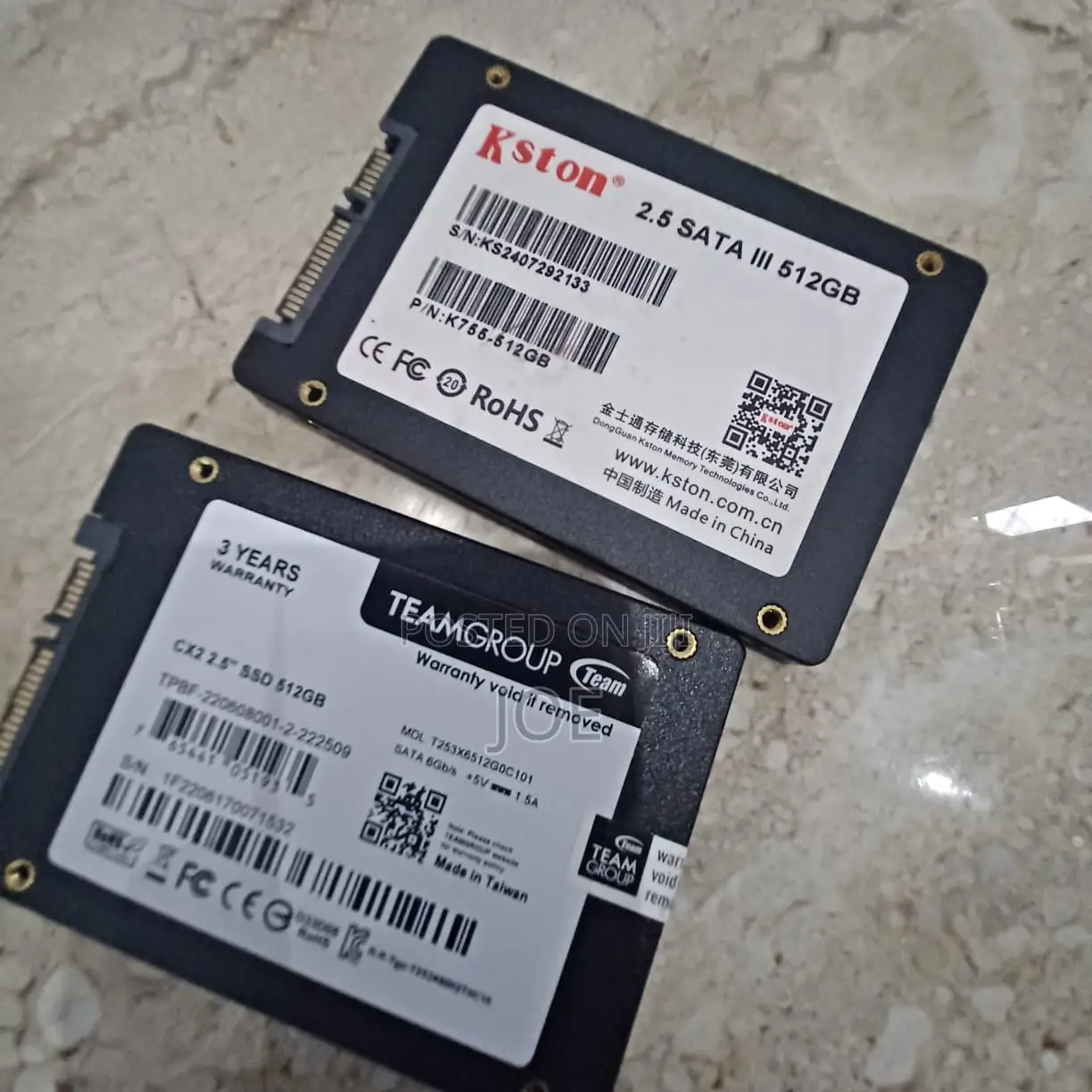 Two Weeks Used Sata SSD 512gb