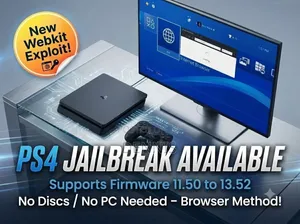 PS4 Jailbreak Service (FW 11.50 – 13.52) – No PC or Discs Needed