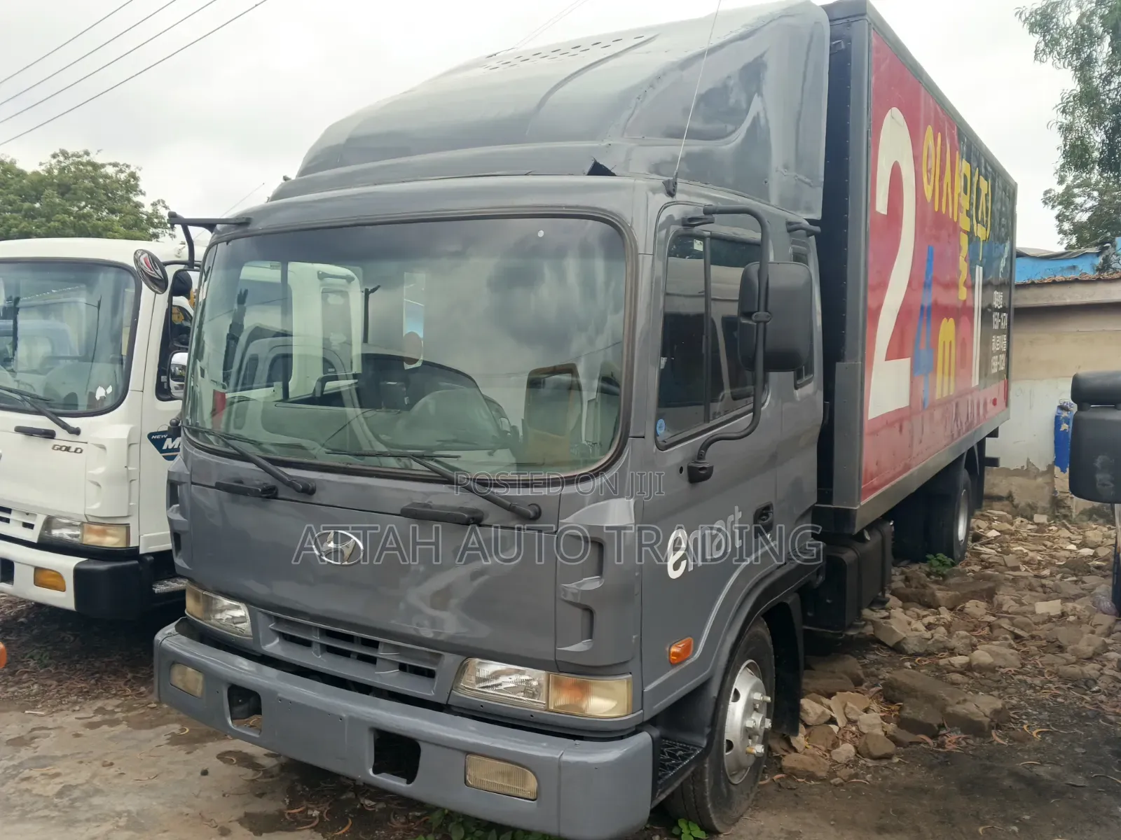 Hyundai Container Truck 2001 Grey