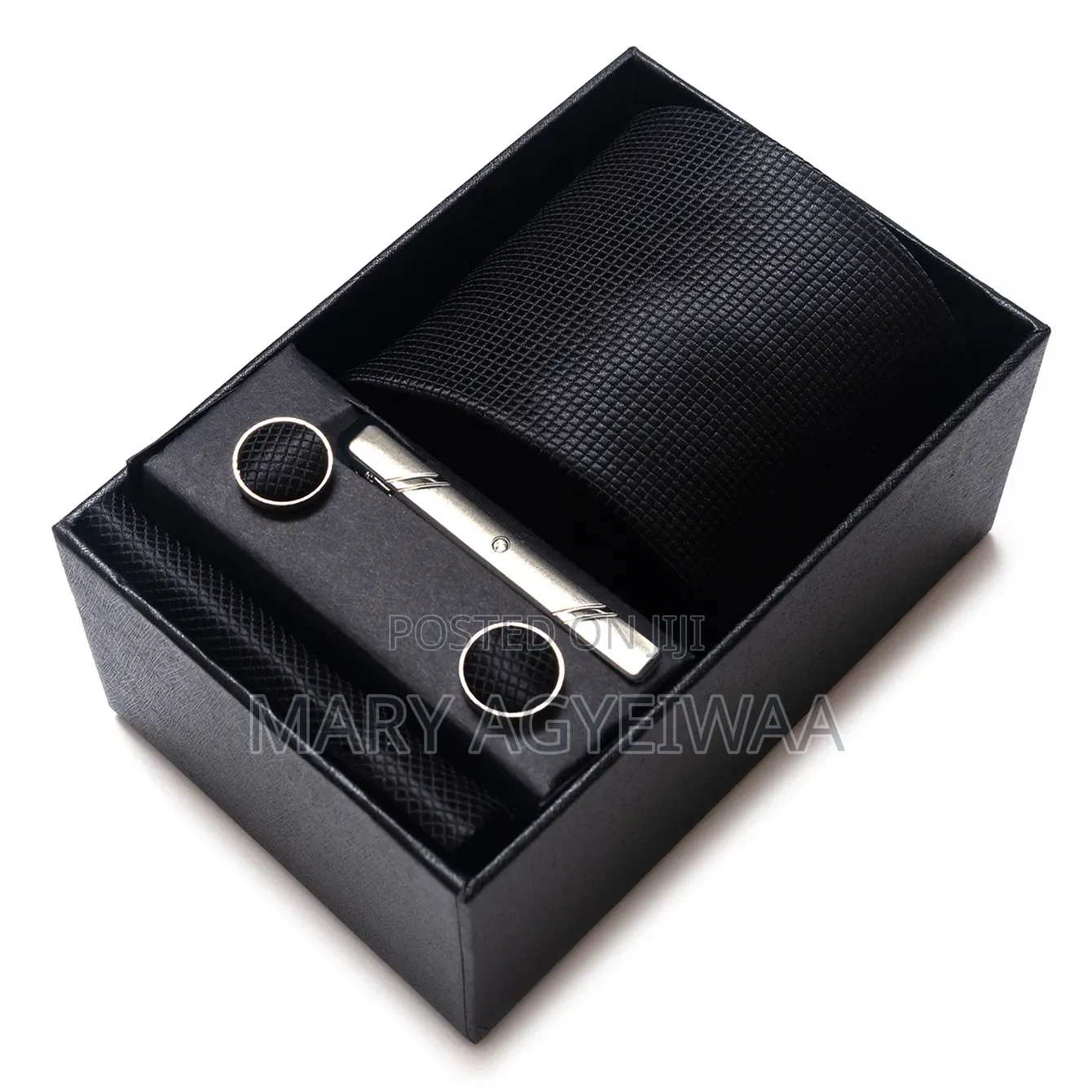 Premium Men’s Tie Set With Cufflinks Tie Clip