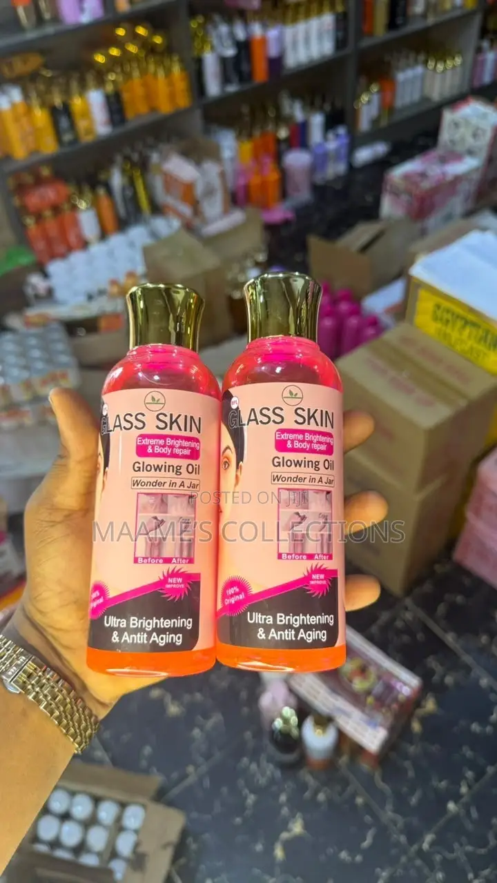 Glass Skin Extreme Brightening Body Repair Glowing Oil (₵ 130 Each)