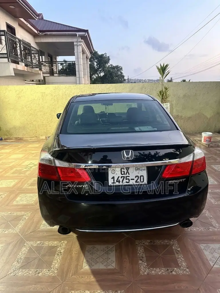 Honda Accord Sport 4dr Sedan (2.4L 4cyl 6M) 2014 Black