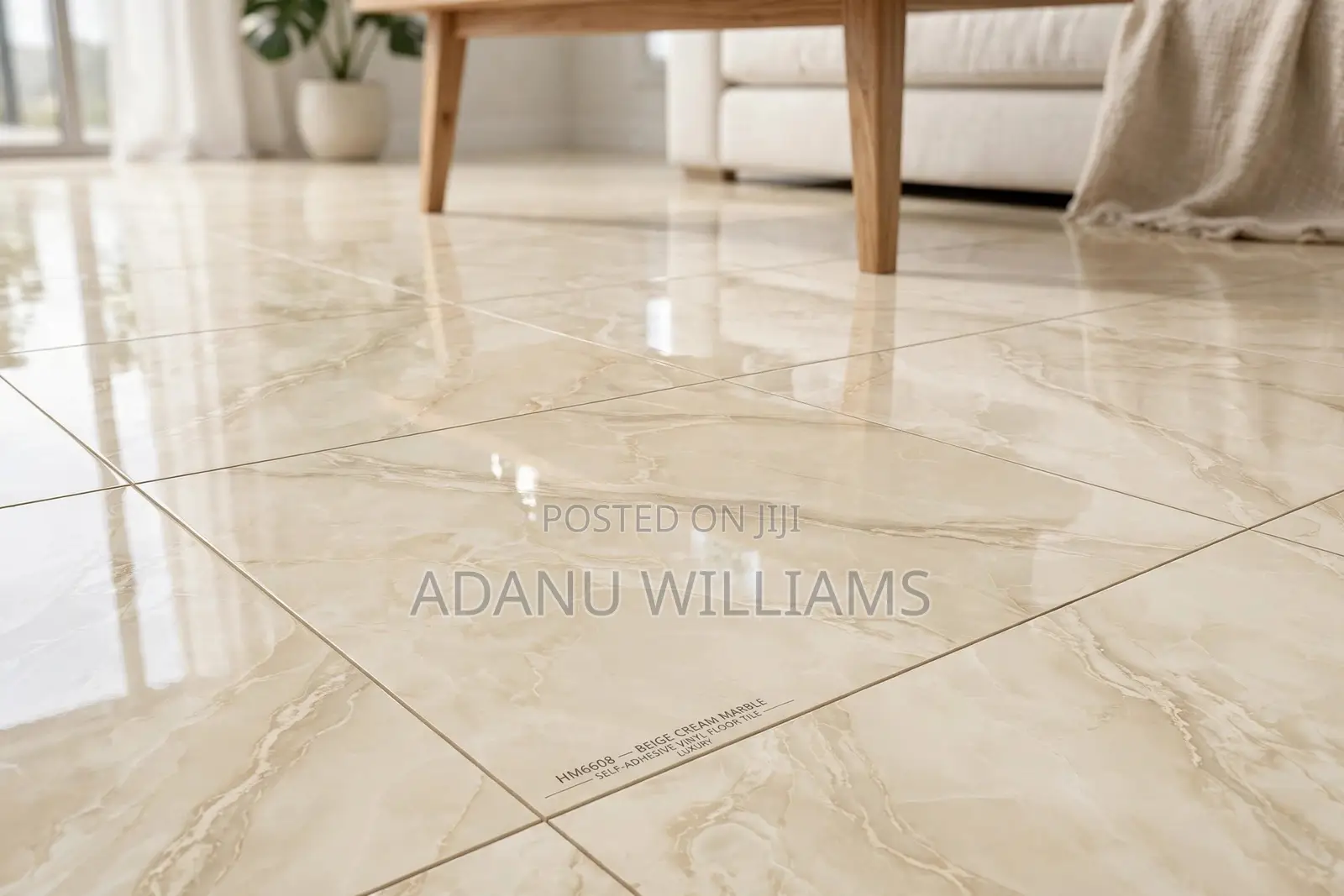 Luxury Self-Adhesive Vinyl Floor Tiles ( 60*60cm) Waterproof