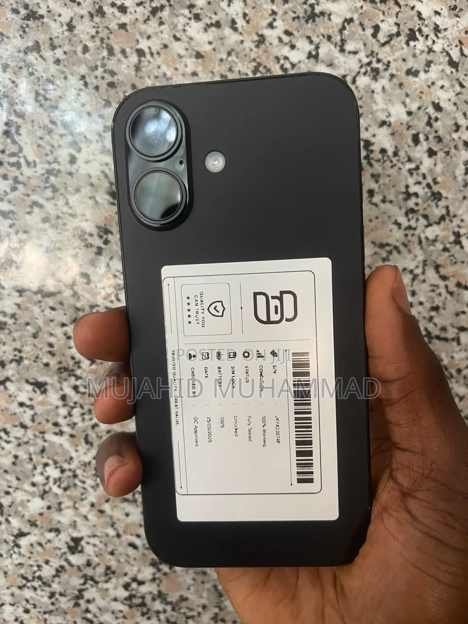 Apple iPhone 16 256 GB Black