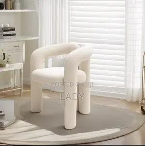 Fluffy Wool Accent Chair