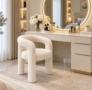 Fluffy Wool Accent Chair