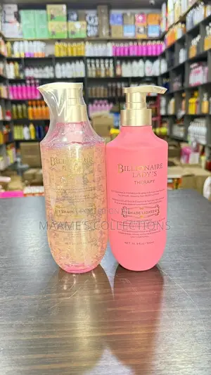 Billionaire Lady's Therapy 1 Shade Lighter Body Lotion and Shower Gel.