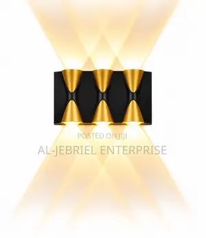 LED Black and Gold Wall Light