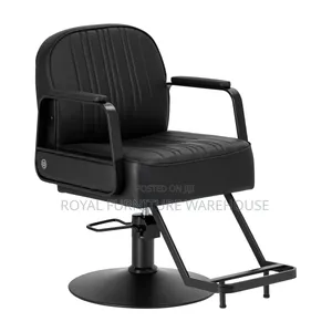 Omega Luna Hairdressing Chair in Black