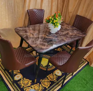 4 Seater Marble Dining Set