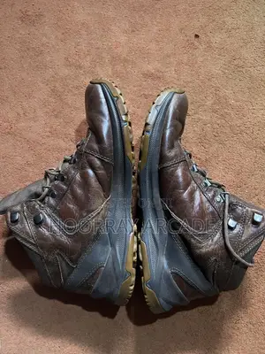 Merrel Brown Leather Work Boot Men's Durable Footwear (Size 46)