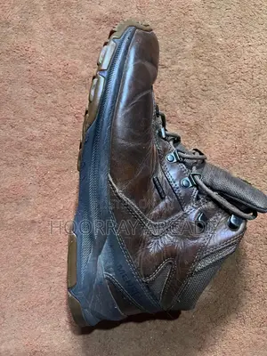 Merrel Brown Leather Work Boot Men's Durable Footwear (Size 46)