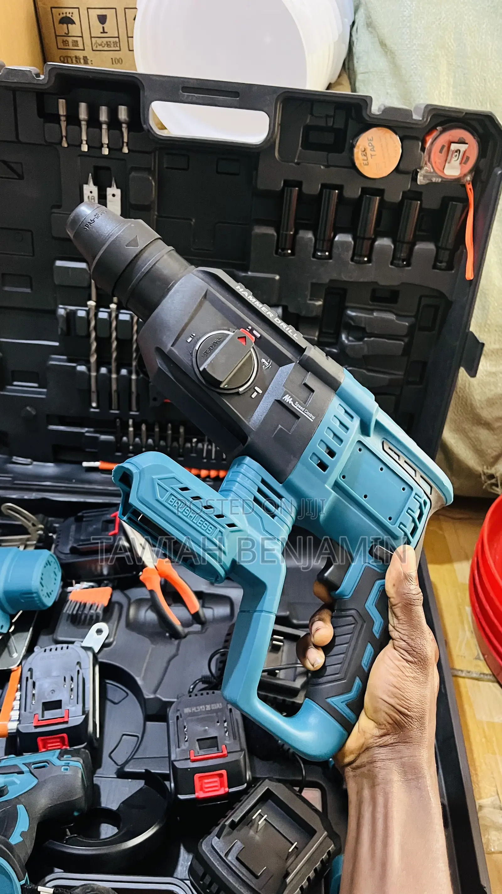*5-in-1 Drill Cordless 21V Power Tool Combo Kit