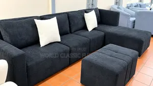 Modern L-Shaped Sectional Sofa Set – Stylish Comfortable
