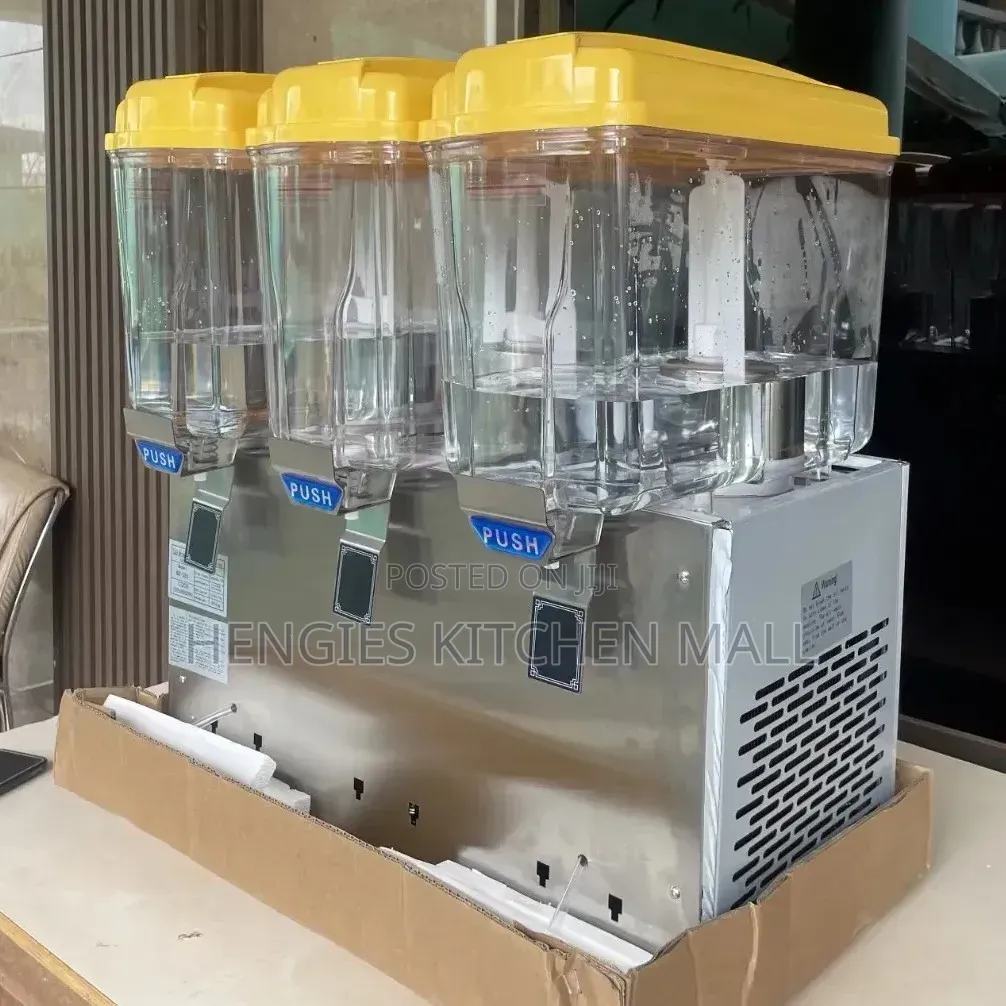 Electric Commercial Beverage Dispenser Hot/Cold (3 Tanks)