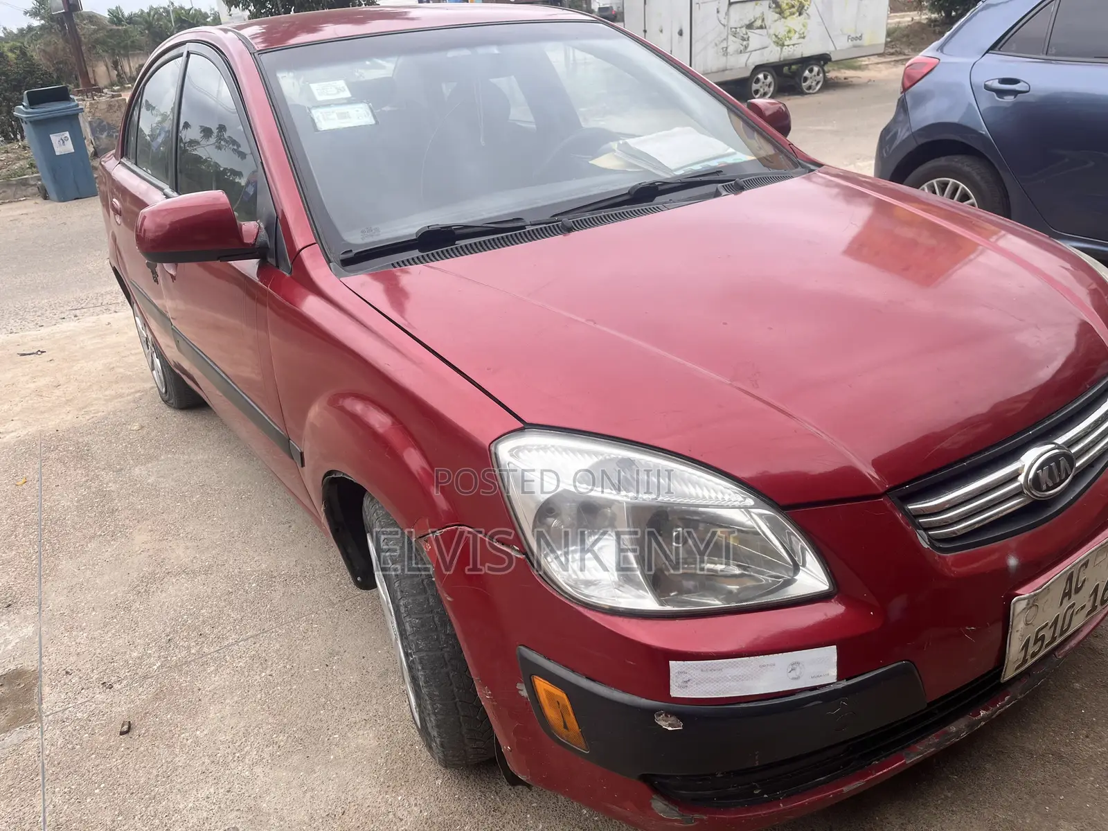 Kia Rio LX 4dr Sedan (1.6L 4cyl 4A) 2010 Red