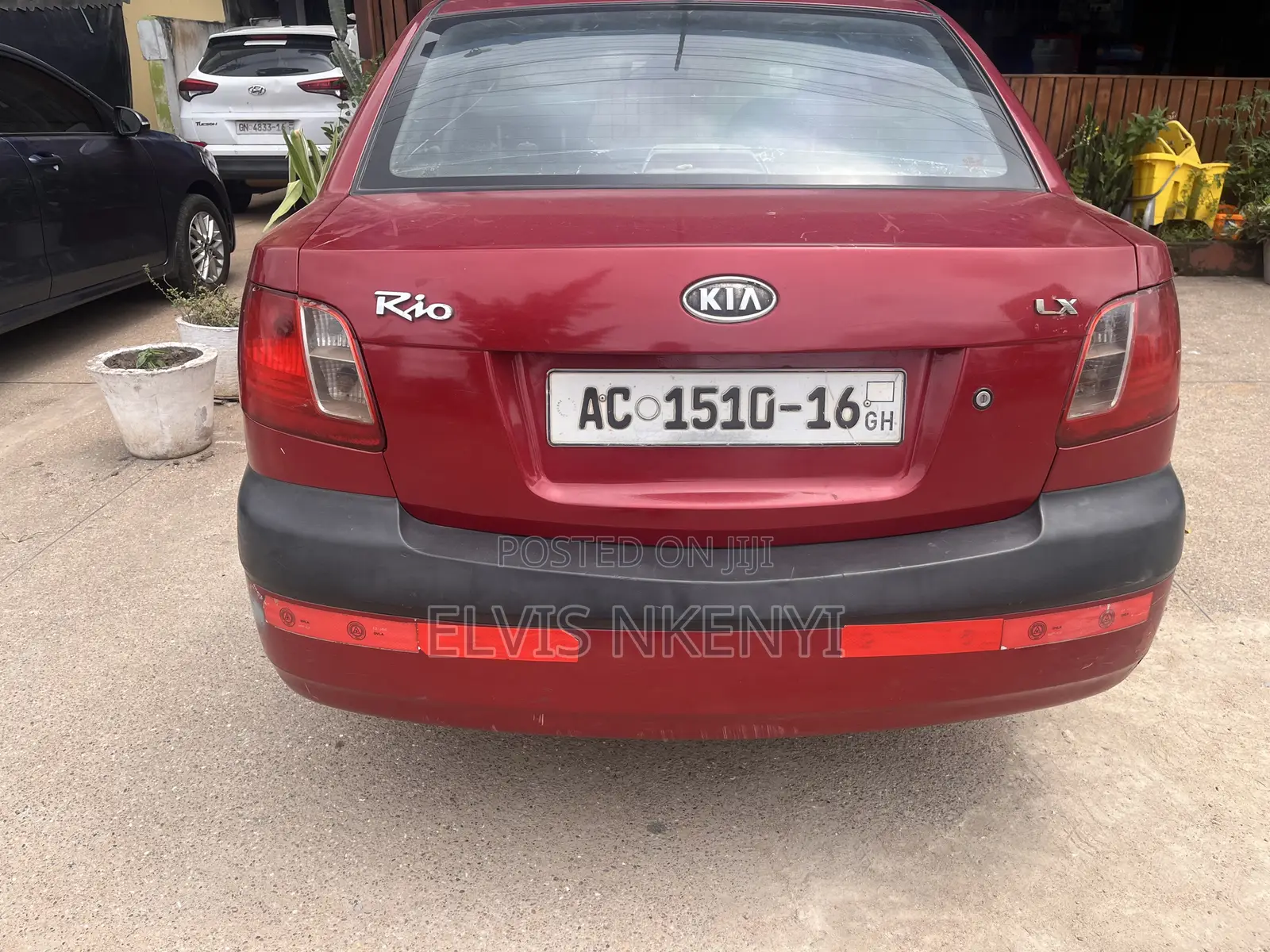 Kia Rio LX 4dr Sedan (1.6L 4cyl 4A) 2010 Red