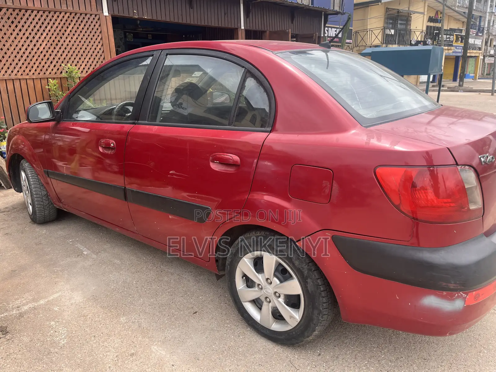 Kia Rio LX 4dr Sedan (1.6L 4cyl 4A) 2010 Red