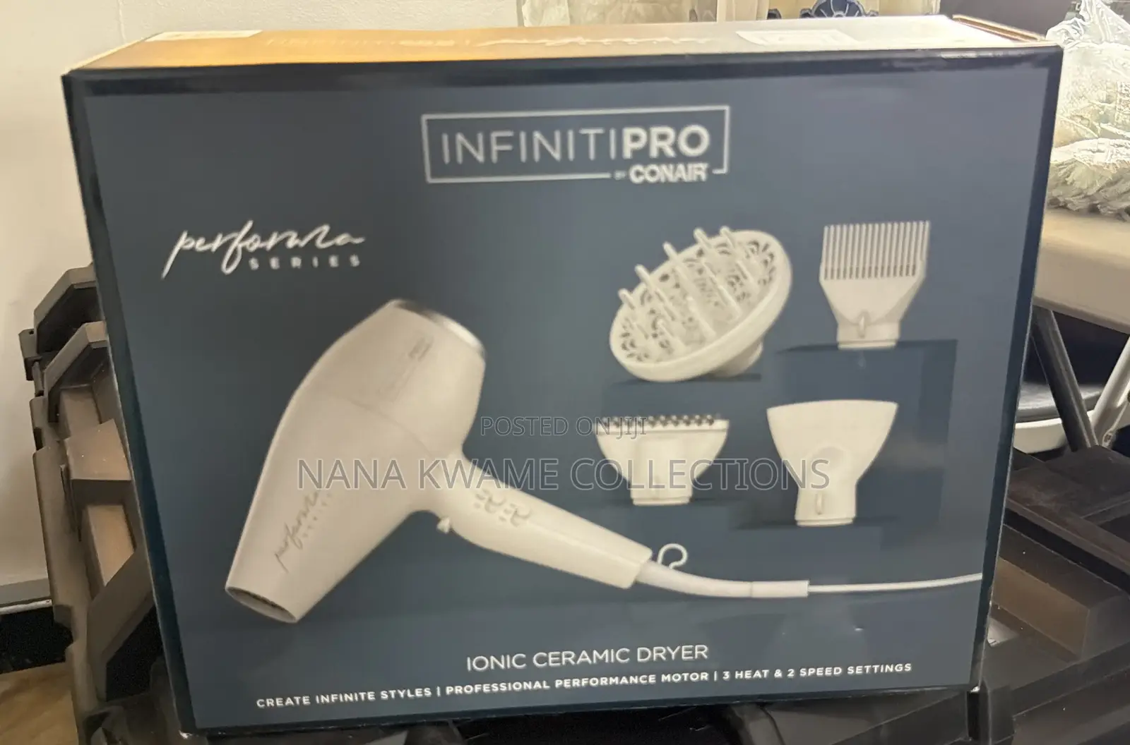 Conair InfinitiPRO Performa Series Ionic Ceramic Hair Dryer.