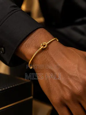 Silver and Gold Knot Cuff