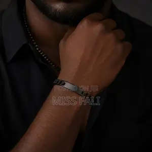 Shadow Steel ID Bracelet