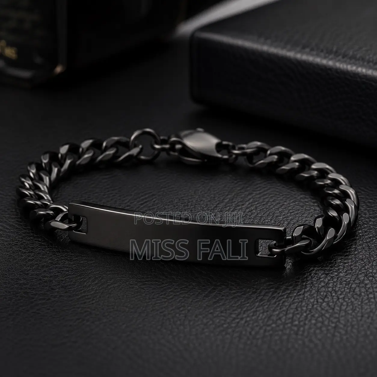 Shadow Steel ID Bracelet