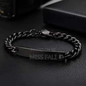 Shadow Steel ID Bracelet
