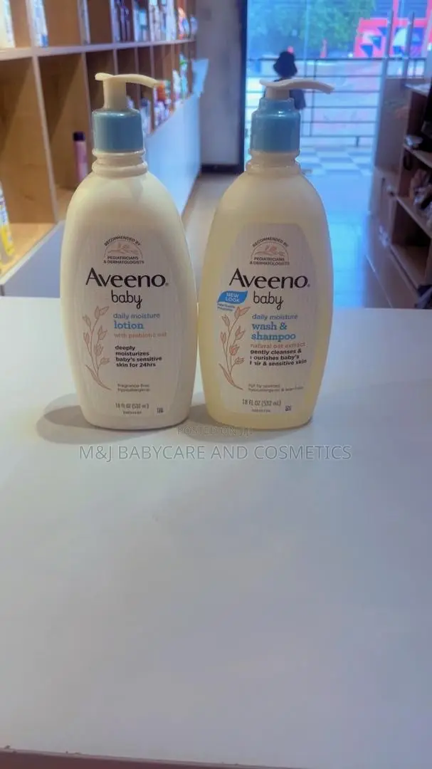 Aveeno Baby Wash, Lotion, Calming Comfort, Eczema Therapy