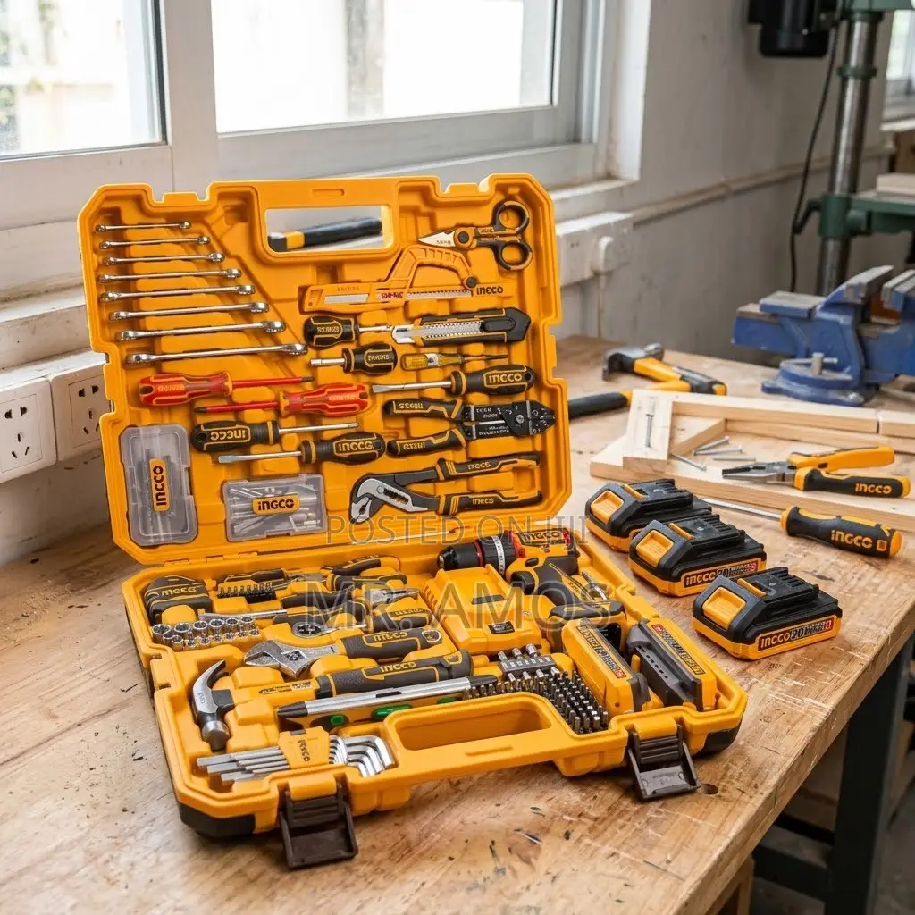 218 PCs Tool Set With 66nm Cordless Drill - HKTHP42182