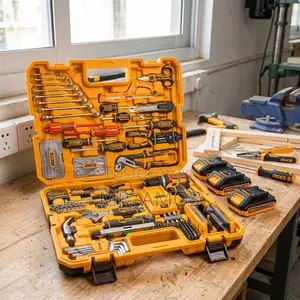 218 PCs Tool Set With 66nm Cordless Drill - HKTHP42182