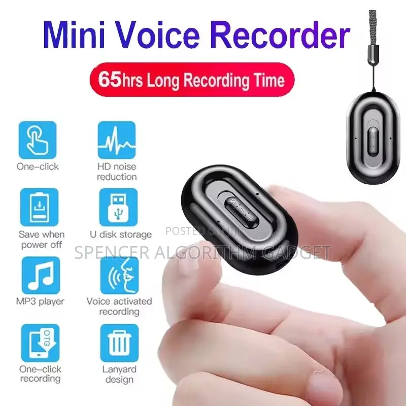 Magnetic Ornament HD Voice 50hrs Recorder After Charge
