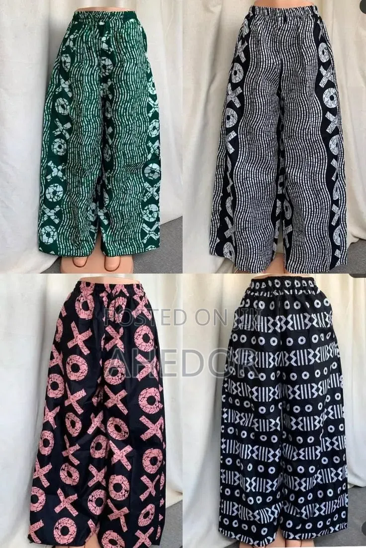 Ladies African Print Pants