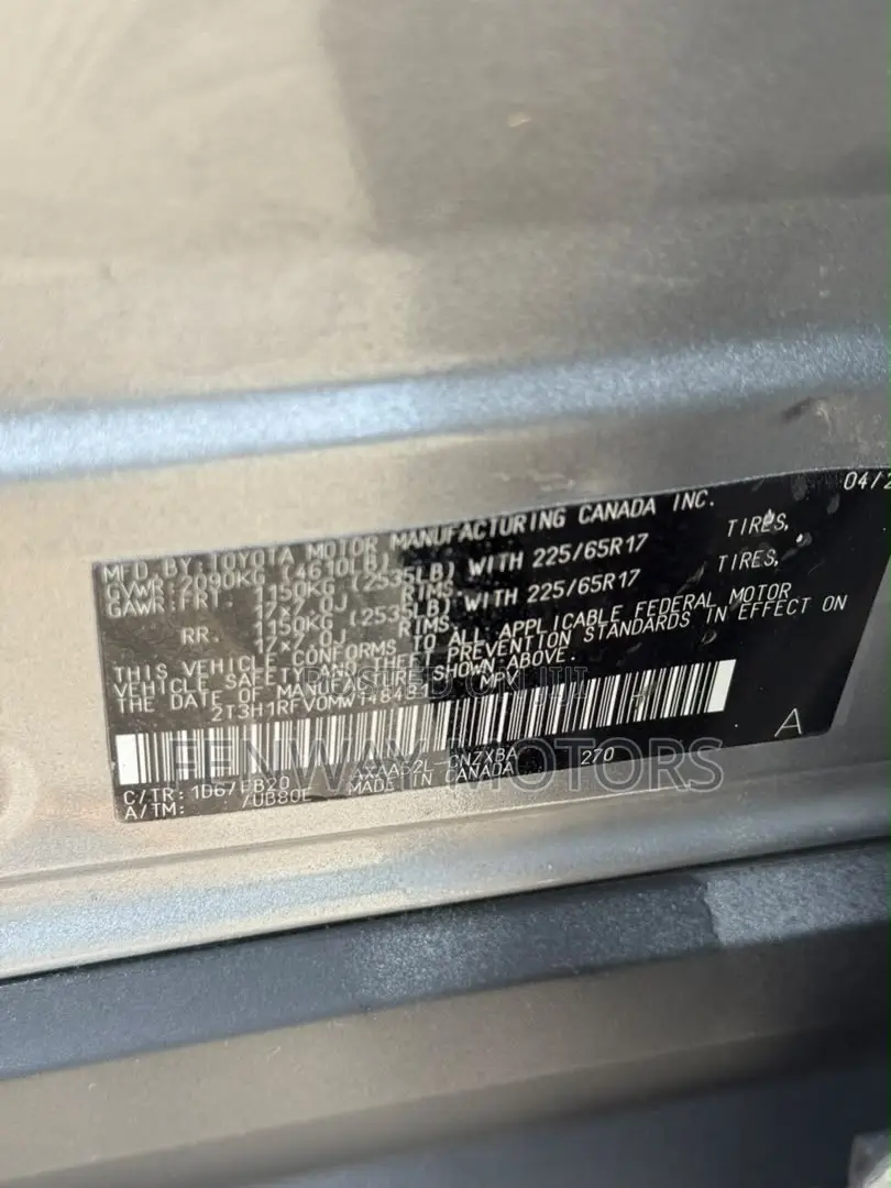 Toyota RAV4 LE 2021 Gray