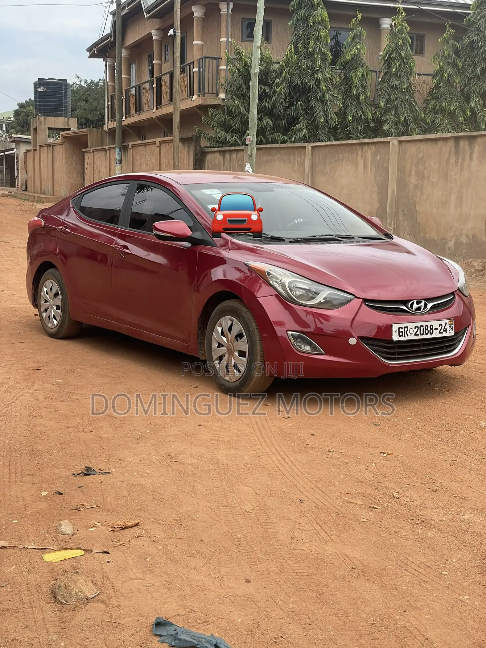 Hyundai Elantra 2013 Red
