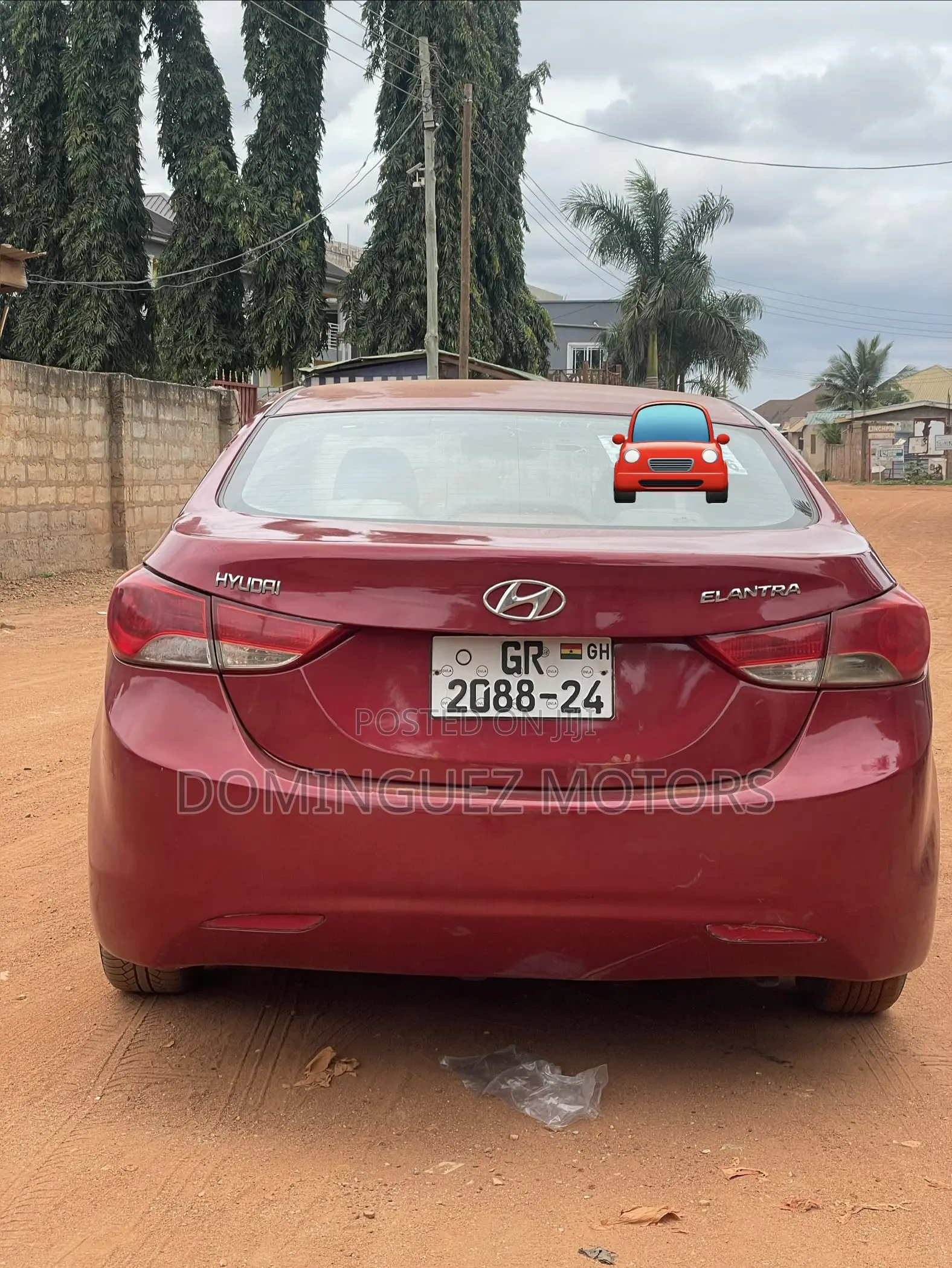 Hyundai Elantra 2013 Red