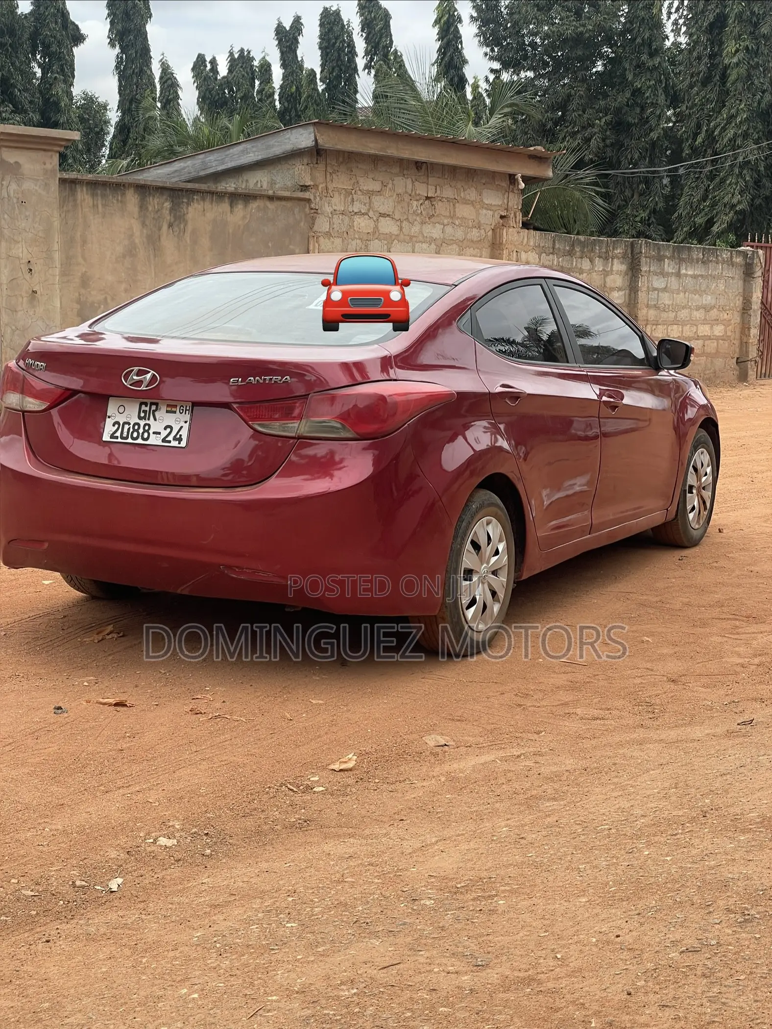 Hyundai Elantra 2013 Red
